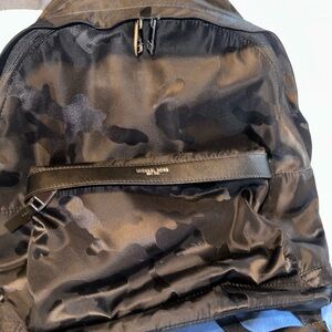 Michael Kors Black Camo Nylon Backpack – Authentic MK Designer Bag